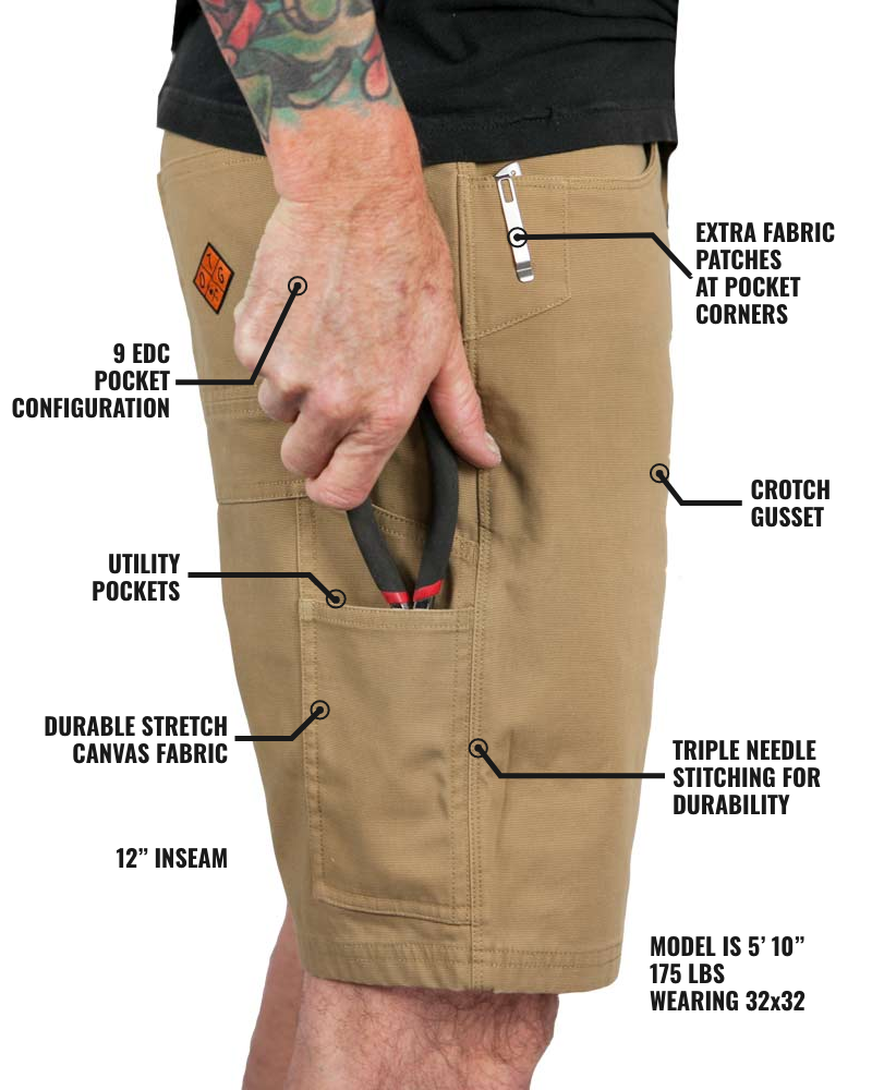 Load image into Gallery viewer, Havok Shorts 12&quot; - Coyote
