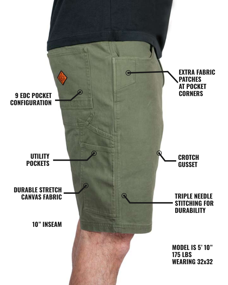 Load image into Gallery viewer, Havok Shorts 10&quot; - Dark Olive
