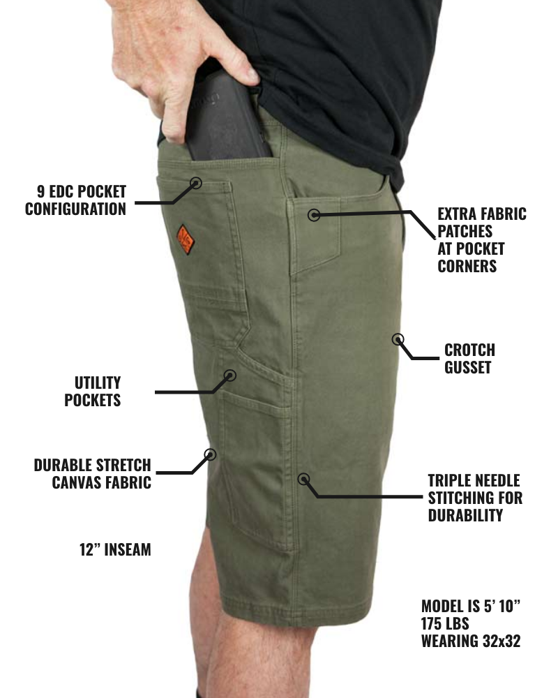 Load image into Gallery viewer, Havok Shorts 12&quot; - Dark Olive
