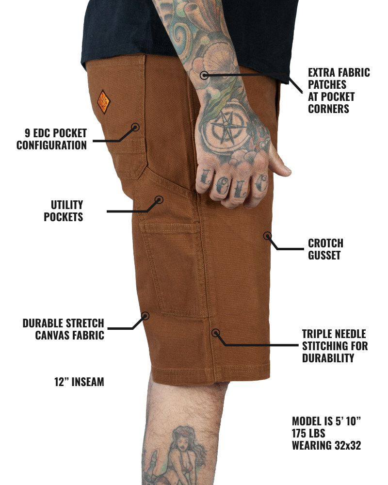 Load image into Gallery viewer, Havok Shorts 12&quot; - Tobacco
