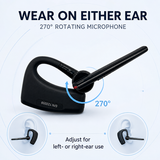 RUYAGE HB780D Bluetooth PTT Headset Kit for K-Type Walkie Talkies