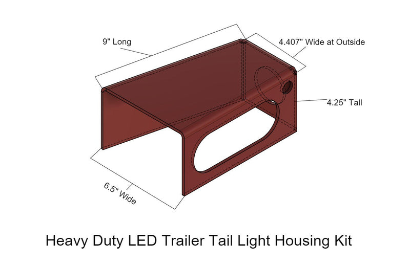 Load image into Gallery viewer, Heavy Duty "Big Tex" Style LED Trailer Tail Light Kit
