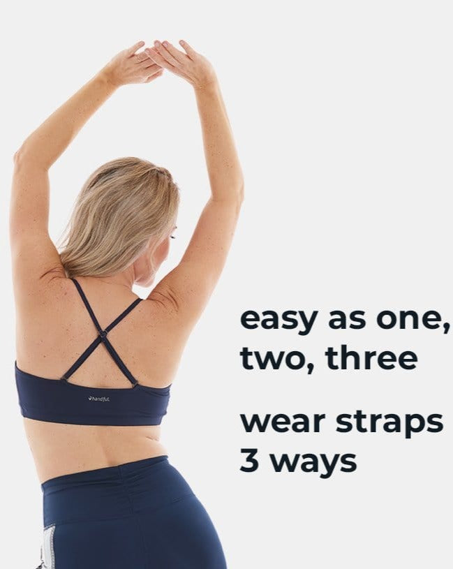 Load image into Gallery viewer, Adjustable Bra – Night Swim Navy
