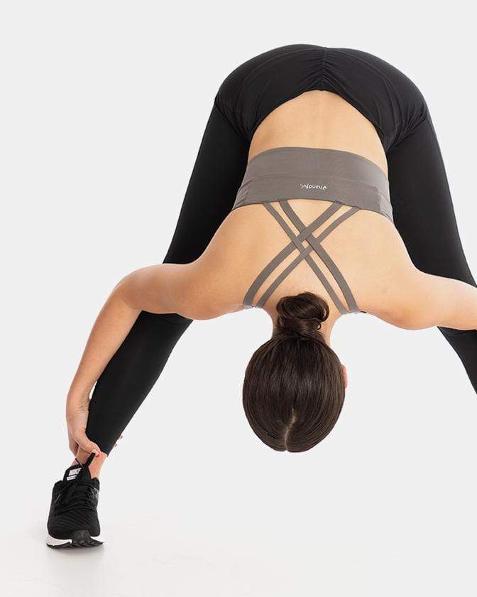 Load image into Gallery viewer, Double Down Bra – Magnetic Gray
