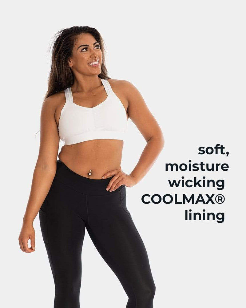 Load image into Gallery viewer, Y-Back Bra – No Headlights White
