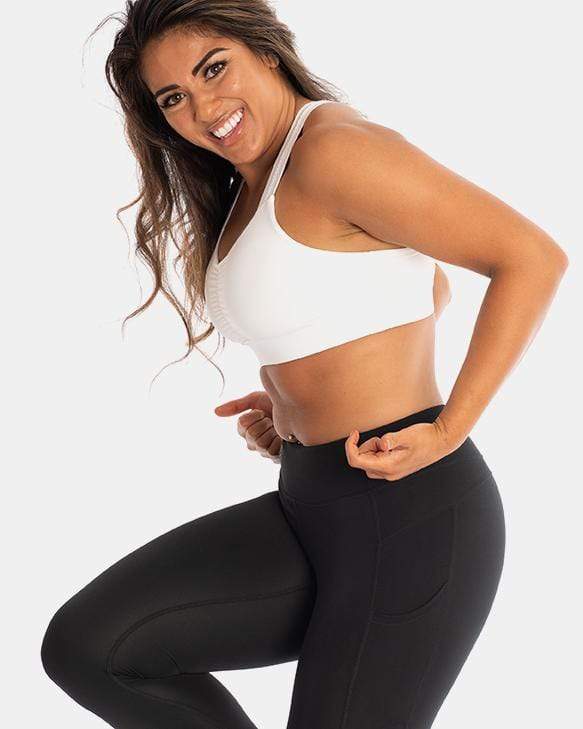 Load image into Gallery viewer, Y-Back Bra – No Headlights White
