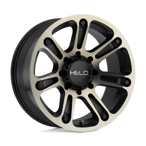 Helo He904 Satin Black Machined Dark Tint