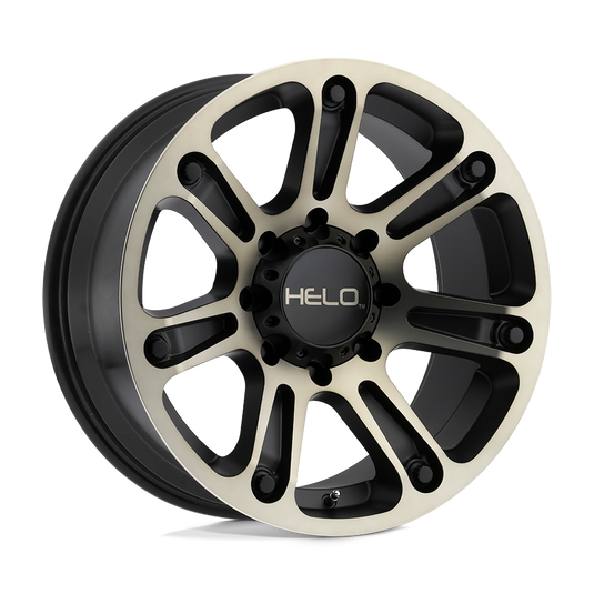 Helo He904 Satin Black Machined Dark Tint