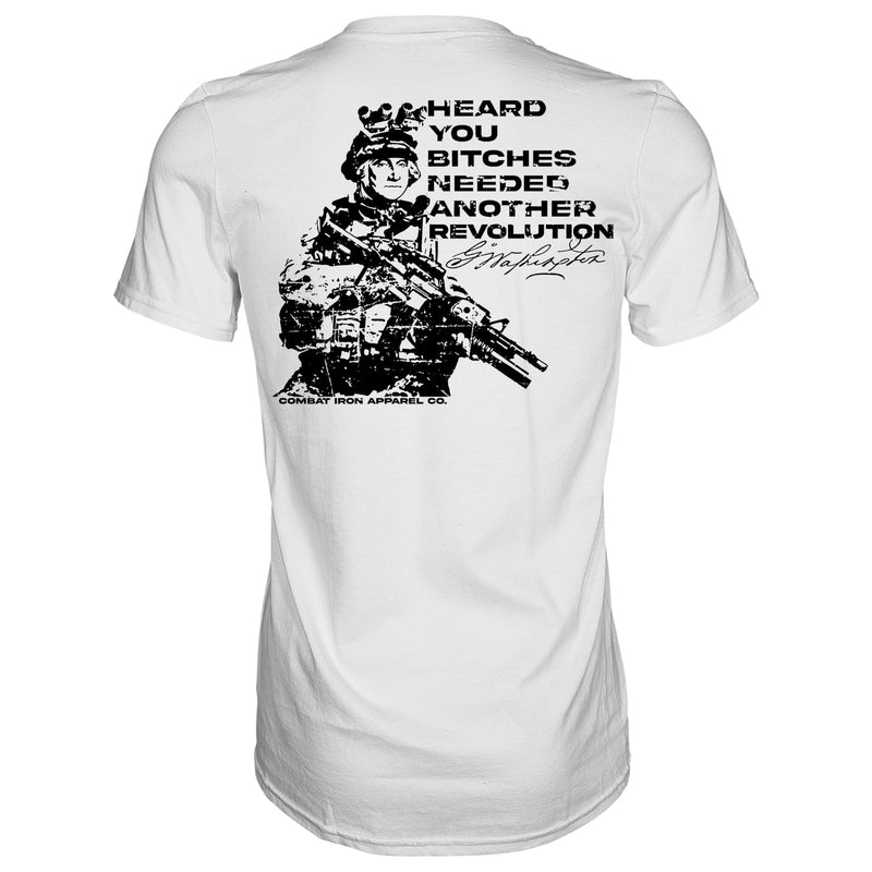 Load image into Gallery viewer, George Washington: Heard You B*tches Needed Another Revolution Men&#39;s T-Shirt
