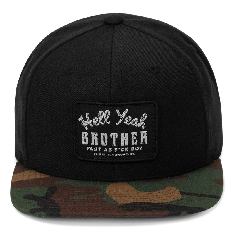 Load image into Gallery viewer, Hell Yeah Brother Flatbill SnapBack Hat
