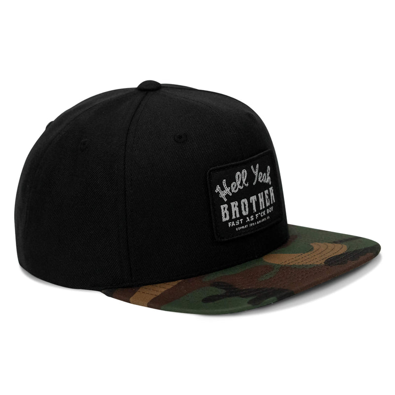 Load image into Gallery viewer, Hell Yeah Brother Flatbill SnapBack Hat
