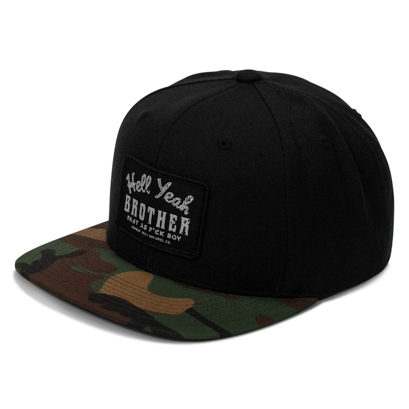 Load image into Gallery viewer, Hell Yeah Brother Flatbill SnapBack Hat
