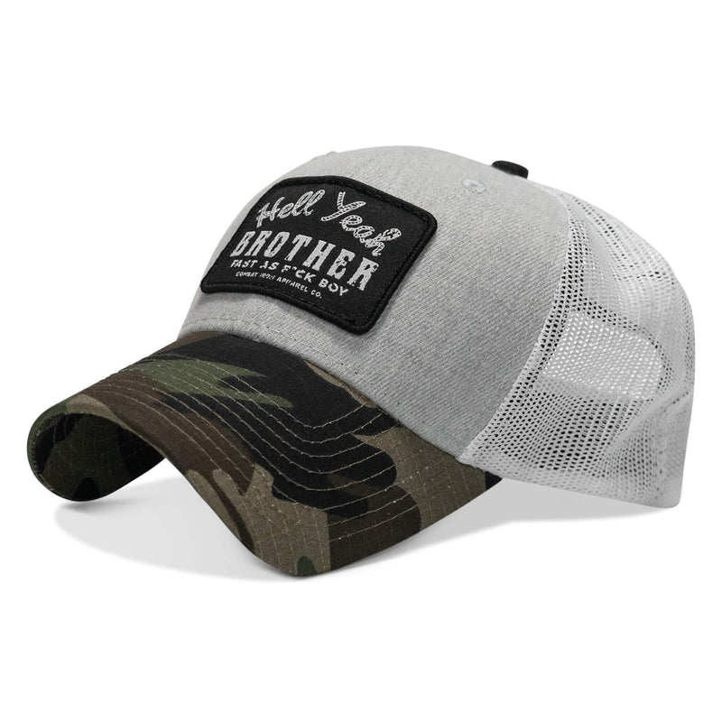 Load image into Gallery viewer, Hell Yeah Brother Patch Snapback Hat
