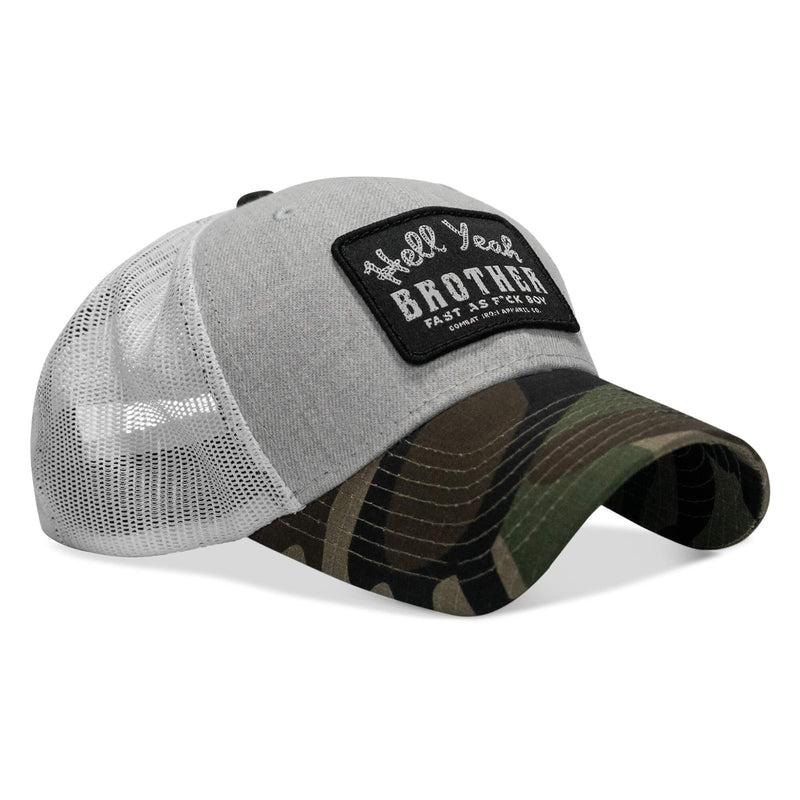 Load image into Gallery viewer, Hell Yeah Brother Patch Snapback Hat
