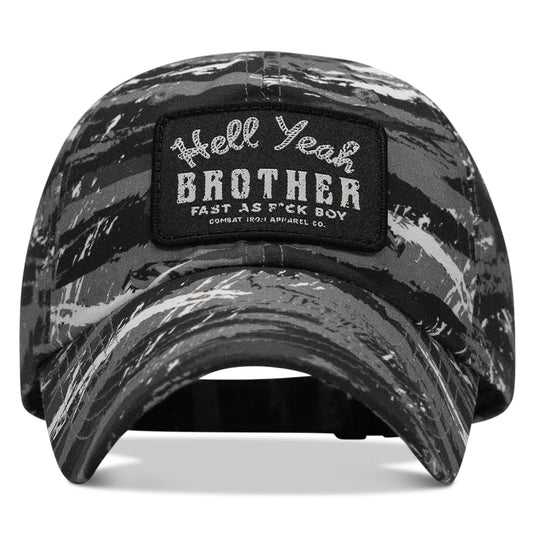 Hell Yeah Brother Patch Tactical Ripstop Mesh Snapback Hat