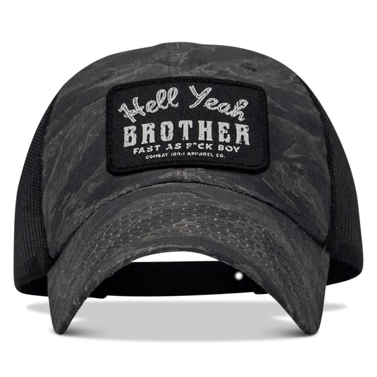 Hell Yeah Brother Patch Tactical Ripstop Mesh Snapback Hat
