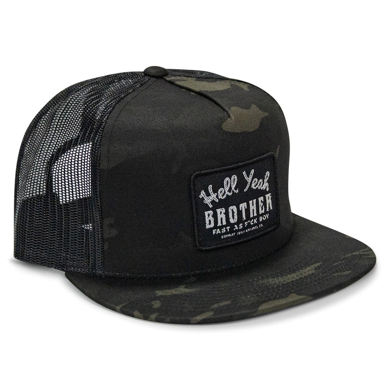 Load image into Gallery viewer, Hell Yeah Brother Flatbill SnapBack Hat
