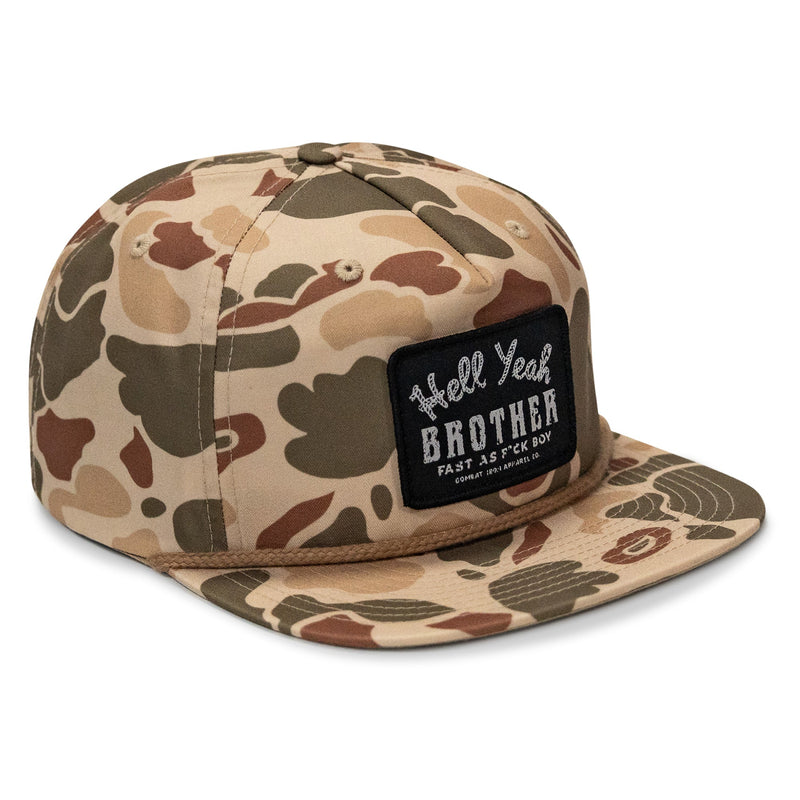Load image into Gallery viewer, Hell Yeah Brother Flatbill SnapBack Hat
