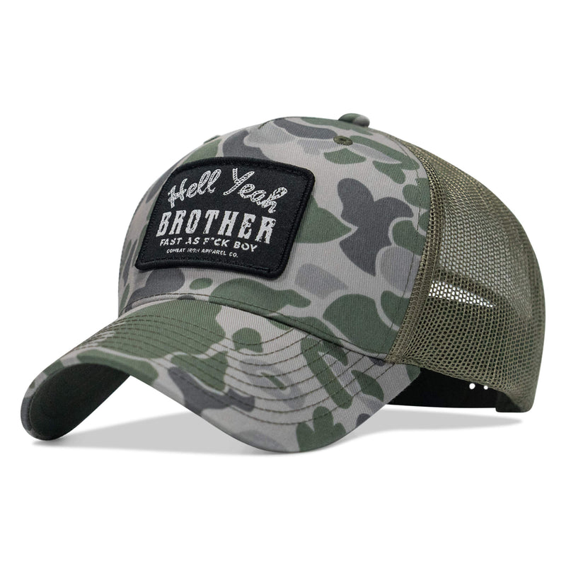 Load image into Gallery viewer, Hell Yeah Brother Patch Snapback Hat
