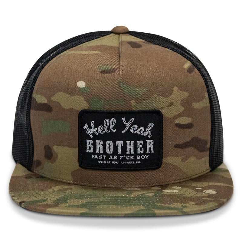 Load image into Gallery viewer, Hell Yeah Brother Flatbill SnapBack Hat
