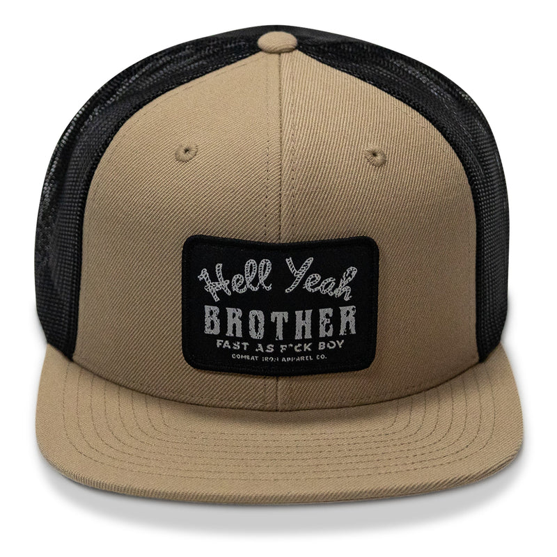Load image into Gallery viewer, Hell Yeah Brother Flatbill SnapBack Hat

