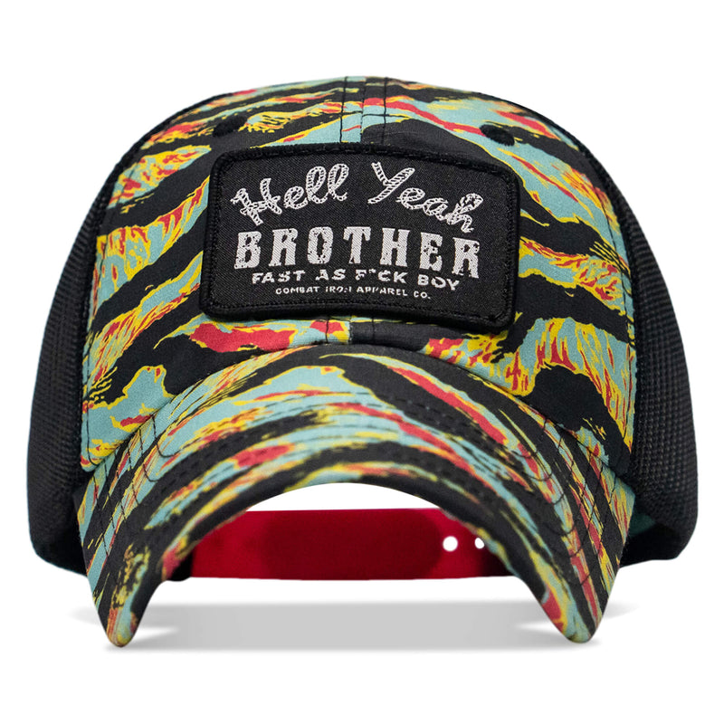 Load image into Gallery viewer, Hell Yeah Brother Patch Tactical Ripstop Mesh Snapback Hat
