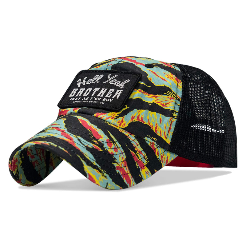 Load image into Gallery viewer, Hell Yeah Brother Patch Tactical Ripstop Mesh Snapback Hat
