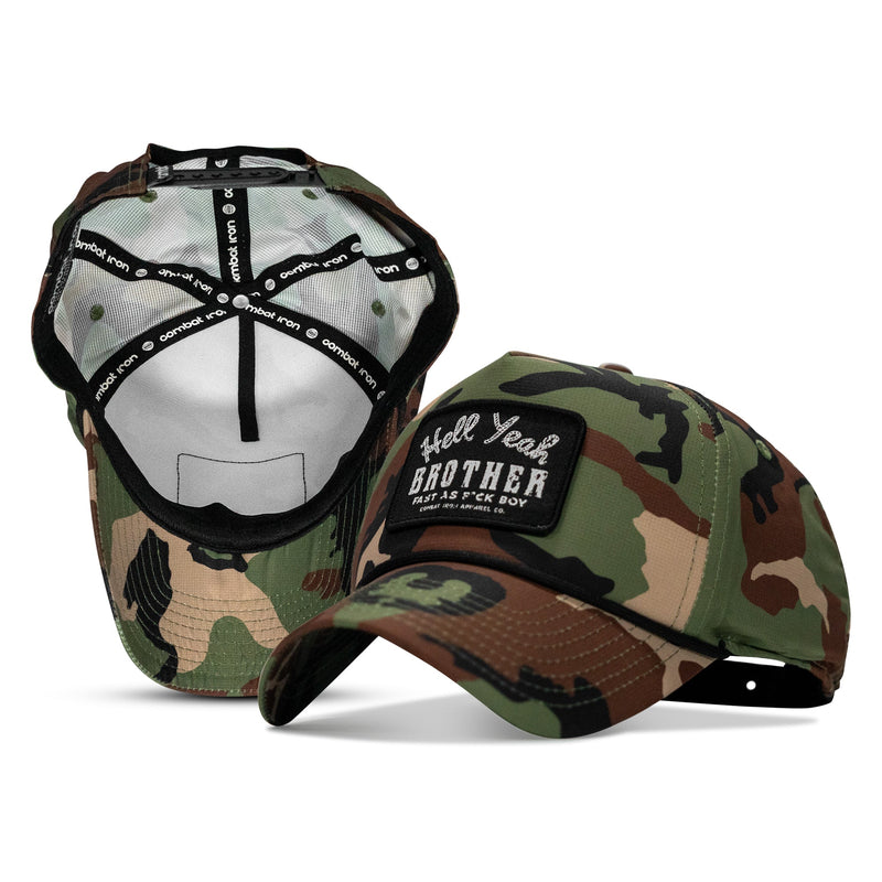Load image into Gallery viewer, Hell Yeah Brother Patch Weekender Snapback
