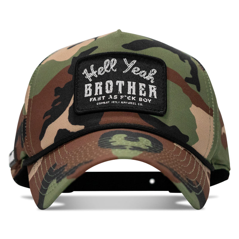 Load image into Gallery viewer, Hell Yeah Brother Patch Weekender Snapback
