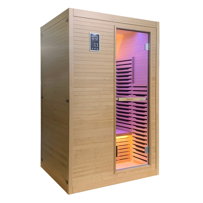 Load image into Gallery viewer, Blisspod | Helsinki | Full Spectrum Ultimate Indoor Sauna | Red Light Therapy | 2 Person
