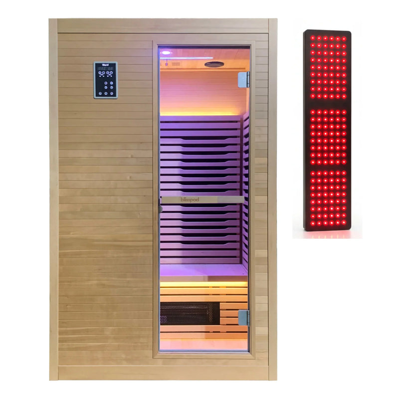 Load image into Gallery viewer, Blisspod | Helsinki | Full Spectrum Ultimate Indoor Sauna | Red Light Therapy | 2 Person
