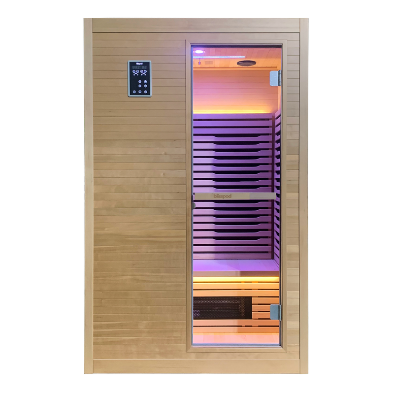 Load image into Gallery viewer, Blisspod | Helsinki | Full Spectrum Ultimate Indoor Sauna | Red Light Therapy | 2 Person
