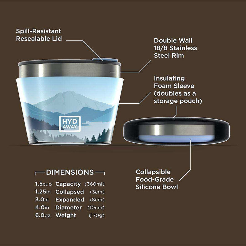 Load image into Gallery viewer, Collapsible Insulated Bowl | 1.5-Cup - Skoutley Outdoors LLC
