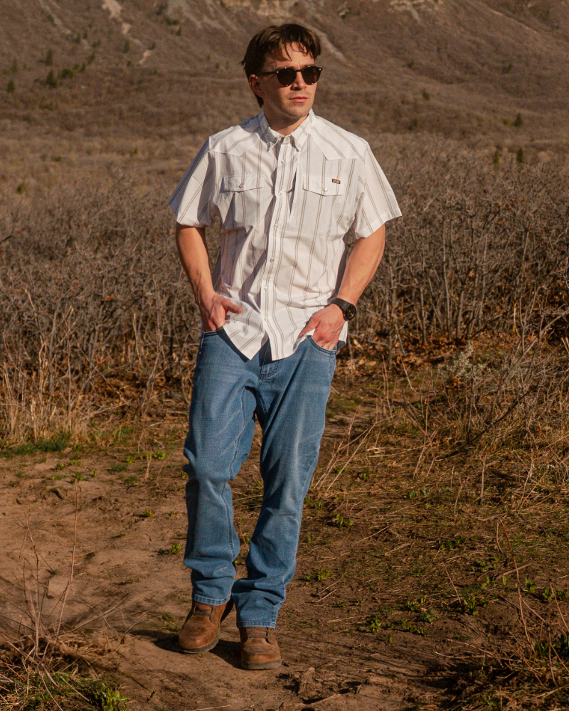 Load image into Gallery viewer, Hideout Denim Taper Fit Pants - Vintage Wash
