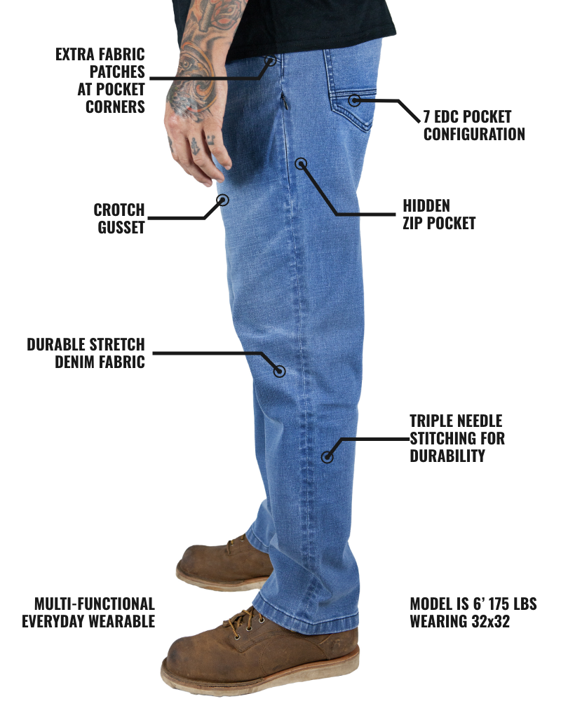 Load image into Gallery viewer, Hideout Denim Standard Fit - Vintage Wash
