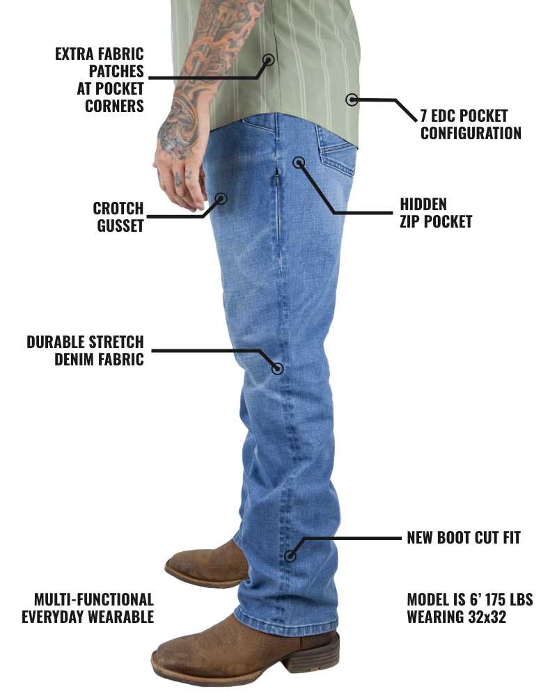 Load image into Gallery viewer, Hideout Denim Boot Cut - Vintage Wash
