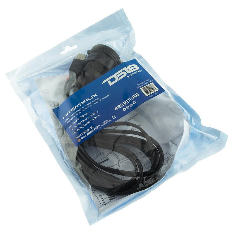 Load image into Gallery viewer, DS18 HYDRO HM2MAUX USB &amp; 3.5mm AUX INPUT EXTENSION
