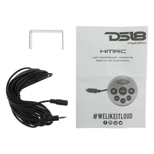 DS18 HYDRO HMRC Marine And Powersports Digital Media Receiver Wired Remote Control - Skoutley Outdoors LLC
