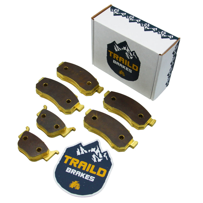 Load image into Gallery viewer, Honda Pioneer 700/520/500 2014-2026 Brass Brake Pad Set
