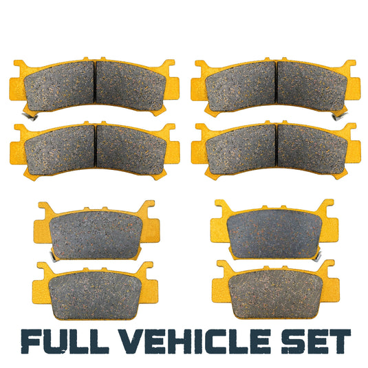Honda Talon 1000R/1000X/1000X-4 Ceramic Brake Pad Set Front & Rear 2019-2026