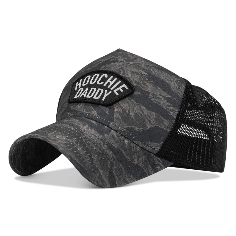 Load image into Gallery viewer, Hoochie Daddy Arched Patch Five Panel Breacher Snapback Hat
