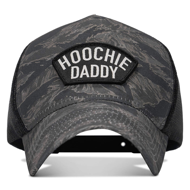 Load image into Gallery viewer, Hoochie Daddy Arched Patch Five Panel Breacher Snapback Hat
