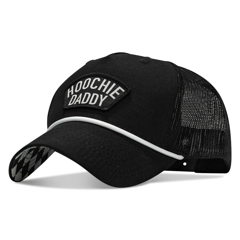 Load image into Gallery viewer, Hoochie Daddy Arched Patch Rope Snapback Hat
