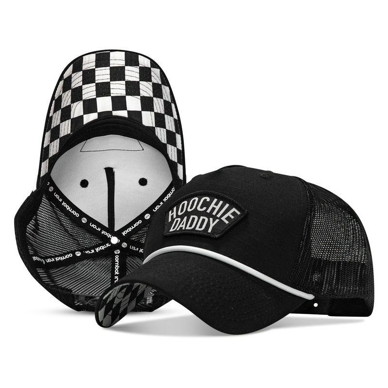 Load image into Gallery viewer, Hoochie Daddy Arched Patch Rope Snapback Hat
