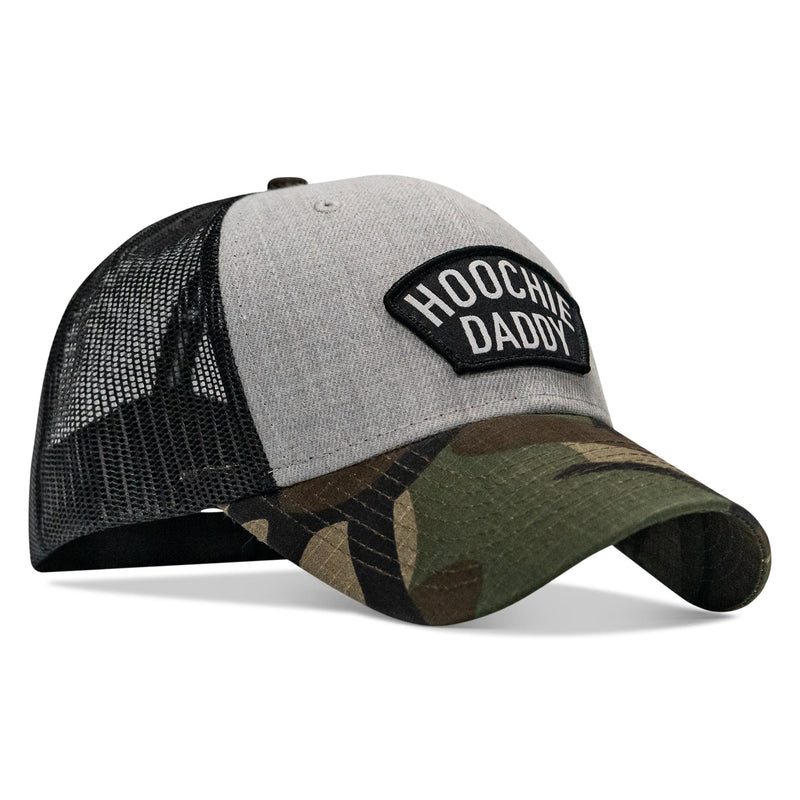 Load image into Gallery viewer, Hoochie Daddy Arched Patch Snapback Hat
