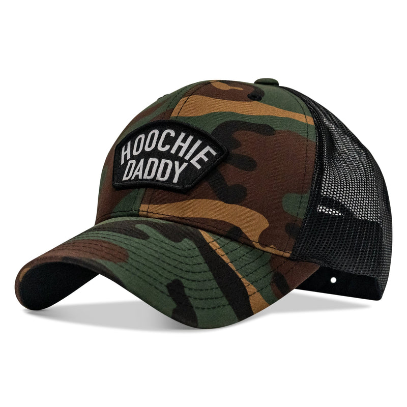 Load image into Gallery viewer, Hoochie Daddy Arched Patch Snapback Hat
