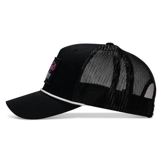 Hoochie Daddy Retro Script Classic 5 Panel Ripstop Rope Snapback Hat