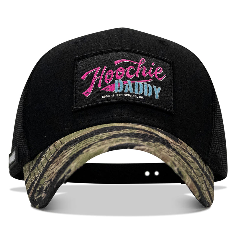 Load image into Gallery viewer, Hoochie Daddy Retro Script Patch Original Ripstop Snapback Hat
