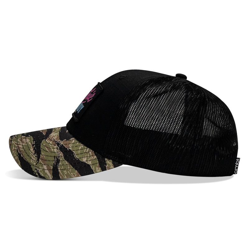 Load image into Gallery viewer, Hoochie Daddy Retro Script Patch Original Ripstop Snapback Hat
