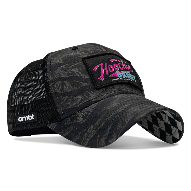 Load image into Gallery viewer, Hoochie Daddy Retro Script Patch Original Ripstop Snapback Hat
